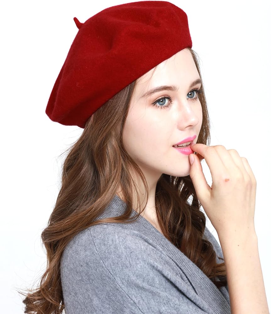 Classic WW004 Winter 100% Wool Warm French Art Basque Beret Tam