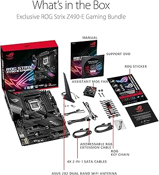 Amazon.com: ASUS ROG Strix Z490-E Gaming Z490- WiFi 6, LGA 1200