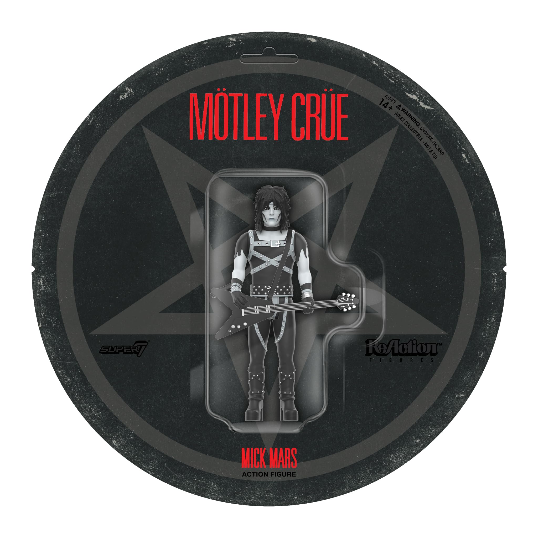 Amazon.com: Super7 Motley Crue Mick Mars Shout at The Devil (Black