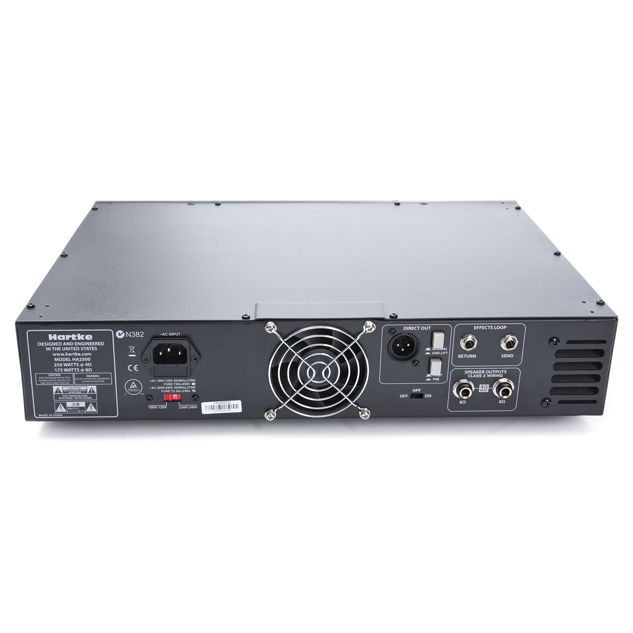 Amazon | Hartke『HA2500』 ベースアンプ・ヘッド 250W/4Ω 「国内正規