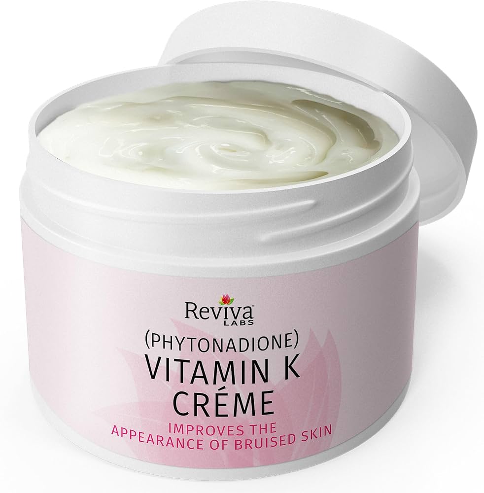 Amazon.com: Reviva Labs Vitamin K Crème for Bruising, Under-Eye