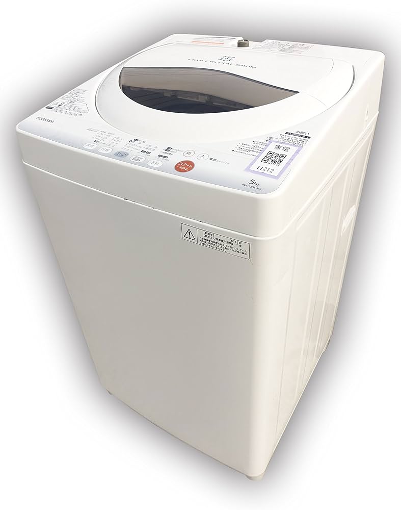 Amazon.co.jp: 東芝 5.0kg 全自動洗濯機 ピュアホワイトTOSHIBA AW