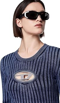Amazon | [Diesel] (ディーゼル) レディース 長袖 トップス インディゴ