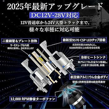 Amazon | ヘッドライト LED D2 D2R/S ポン付け 正真正銘 爆光 12600lm