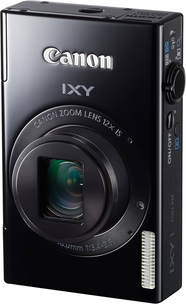 Amazon | Canon デジタルカメラ IXY 1 ブラック 光学12倍ズーム Wi-Fi