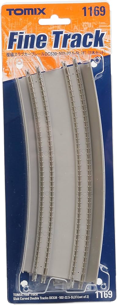 Amazon | TOMIX Nゲージ 複線スラブカーブレール DC539 502-22.5-SL F