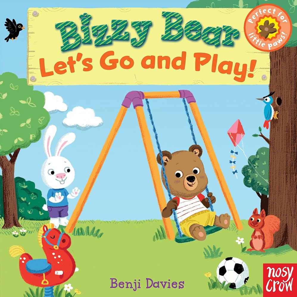 Bizzy Bear: Let's Go and Play: (Interactive Board Book About