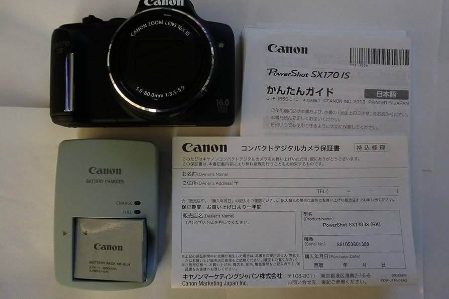 Amazon | CANON PowerShot SX170 IS 3インチ LCD 16メガピクセル