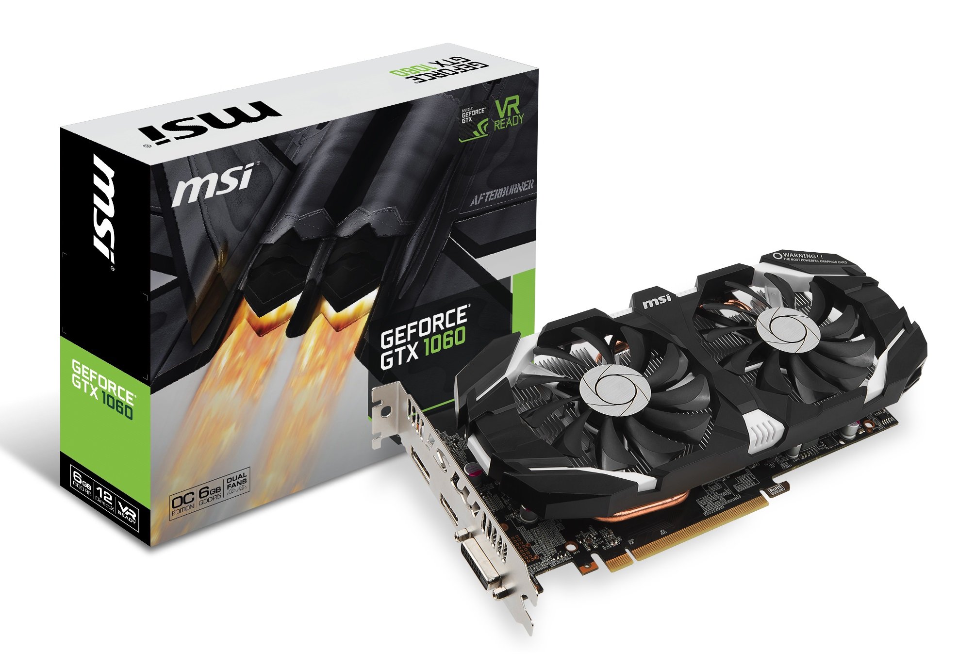 Amazon | MSI GAMING GeForce GTX 1060 6GB GDRR5 192-bit HDCP