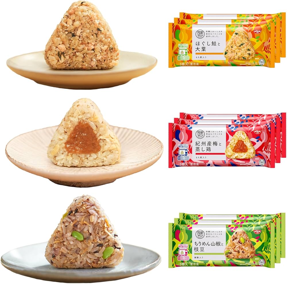 Amazon | 【冷凍 完全メシ DELI おにぎり】日清食品 和風おにぎり