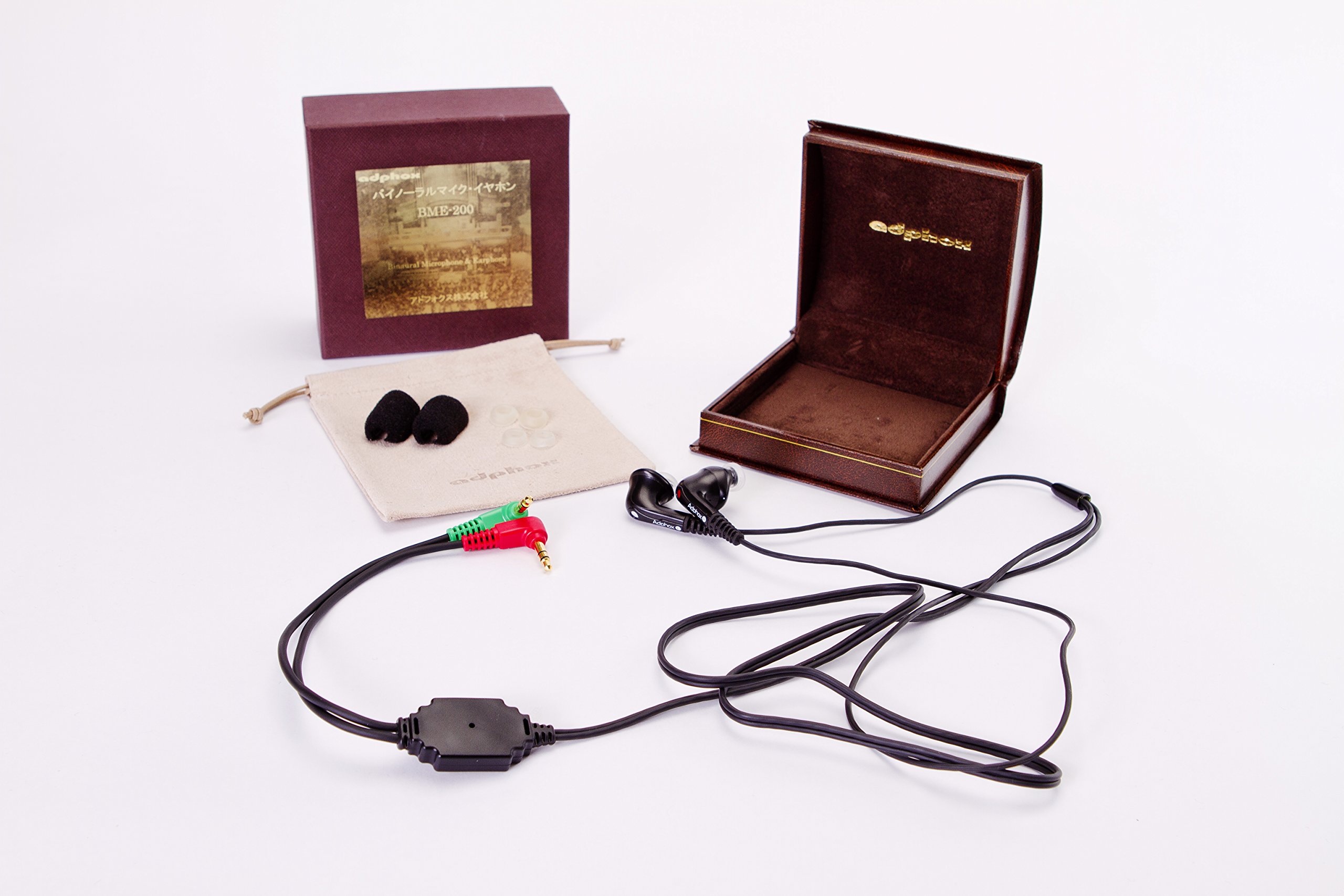 Amazon.co.jp: バイノーラルマイク Adphox BME-200 フィールド