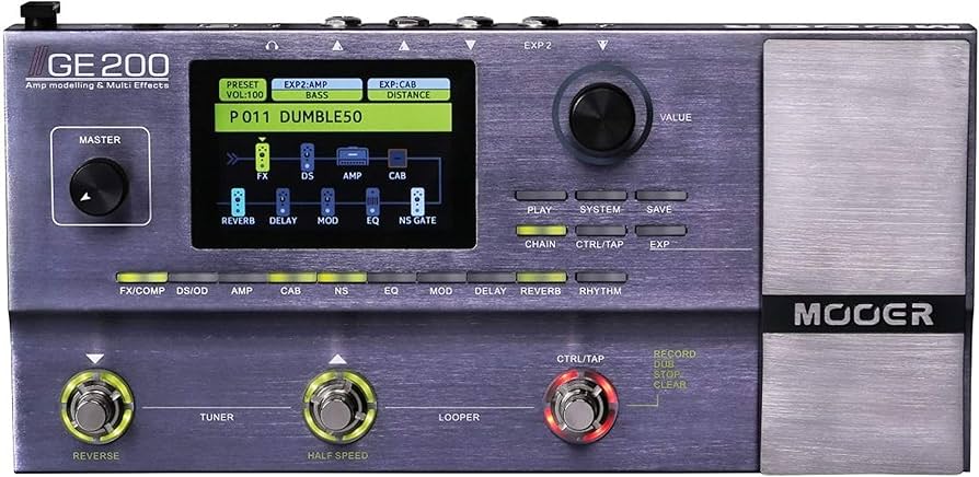 Amazon.com: Mooer Multi-FX (GE200) : Musical Instruments