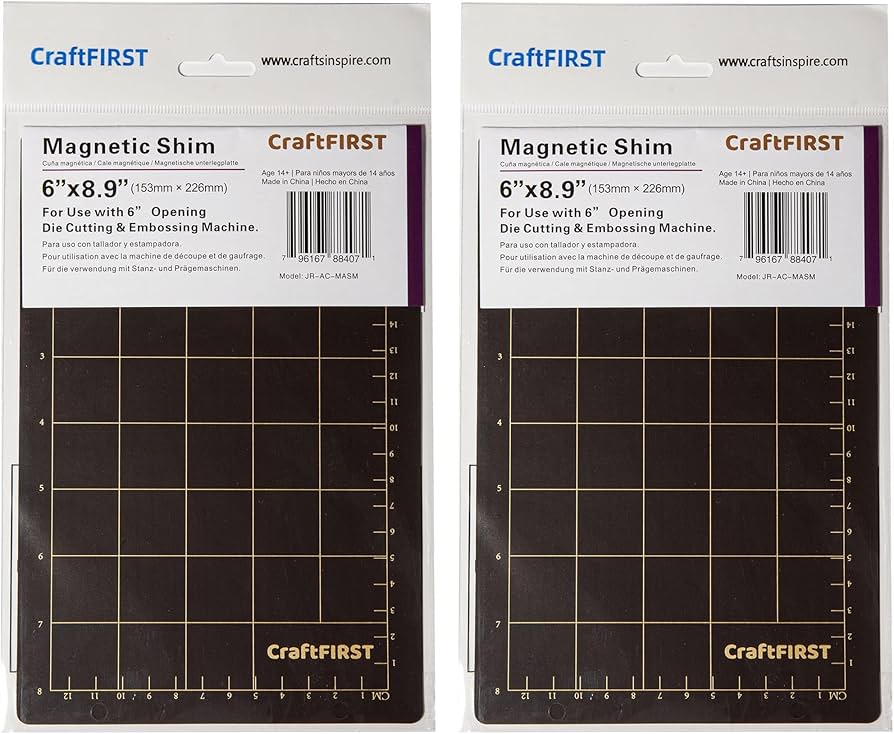 Amazon.com: CraftFIRST 6 x 9 Magnetic Shim with Popular Card Size