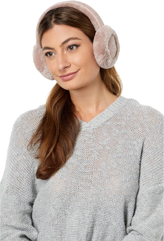 Amazon | UGG 防水シープスキン イヤーマフ 刺繍ロゴ付き クリフ付き