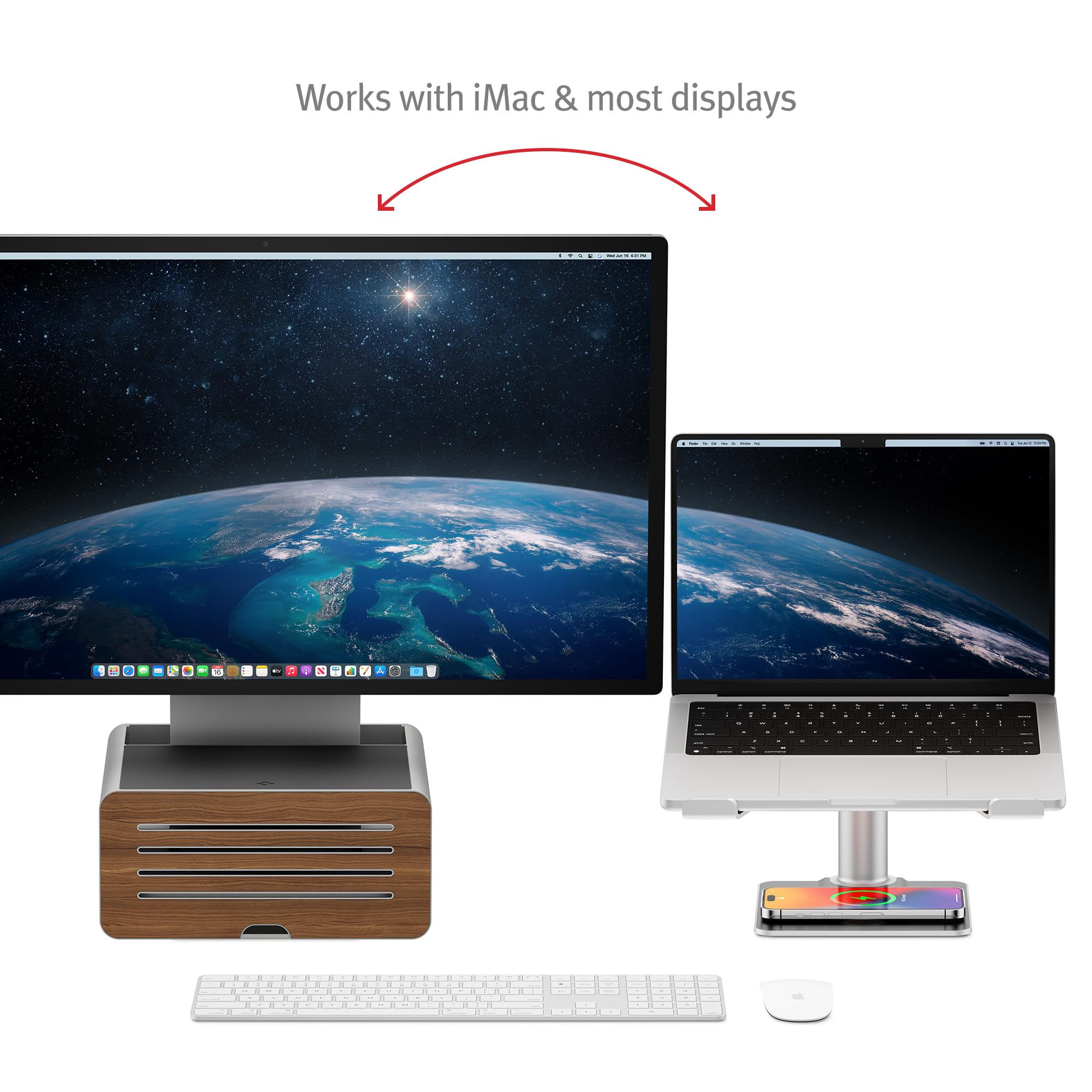 Amazon.com: Twelve South HiRise Pro Adjustable Monitor Stand w