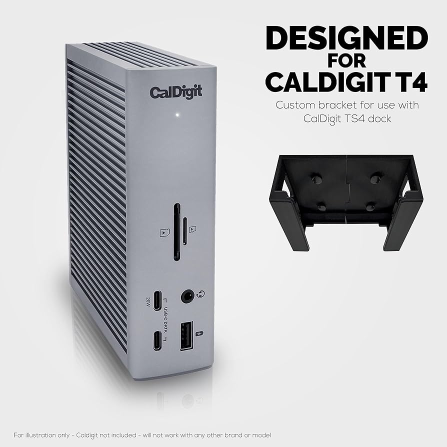 Amazon.com: BRAINWAVZ Under Desk Mount for Caldigit TS4