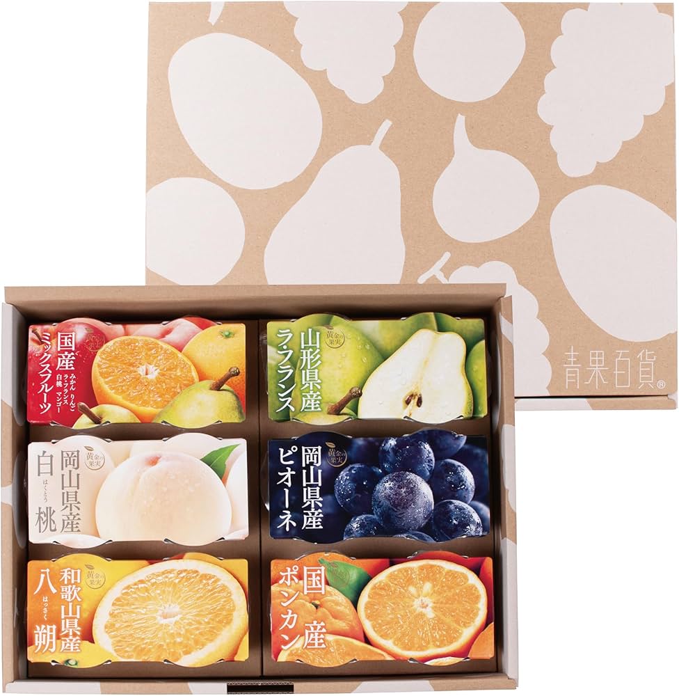 Amazon.co.jp: 谷尾食糧工業 ＜黄金の果実＞ 国産フルーツゼリー6種