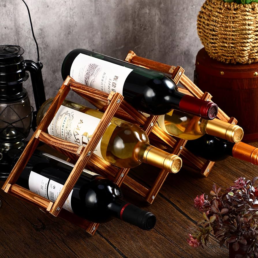 Amazon.co.jp: Roshtia ワインラック 木製ワイン収納ラック カウンター