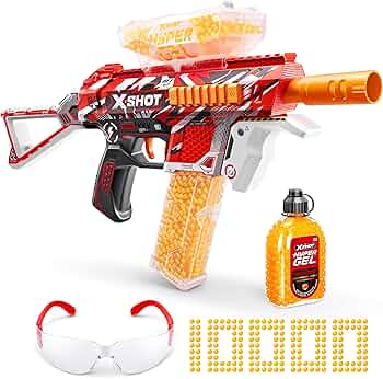 Amazon.com: XSHOT Hyper Gel Trace Fire Blaster, Semi and Fully