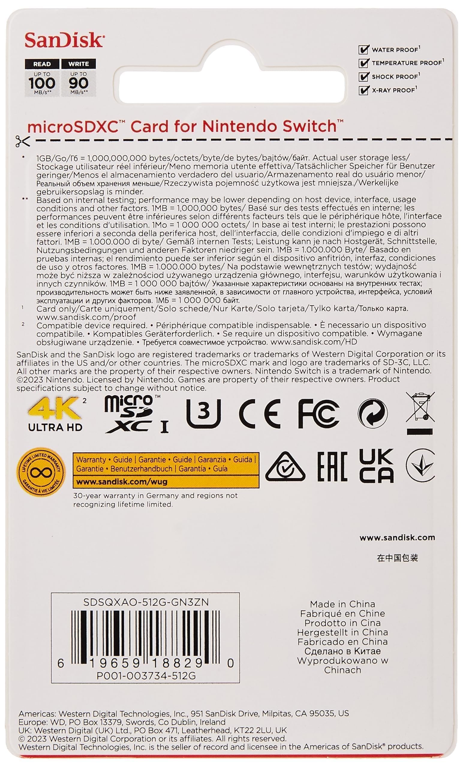 Amazon | SanDisk - microSDXC UHS-I 512 Go Edition どうぶつの森