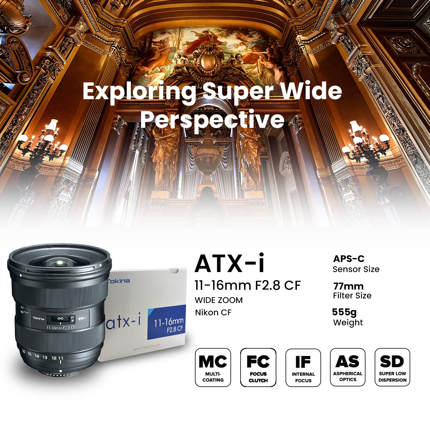 Amazon.com : TOKINA ATX-i 11-16mm F2.8 Nikon F : Electronics