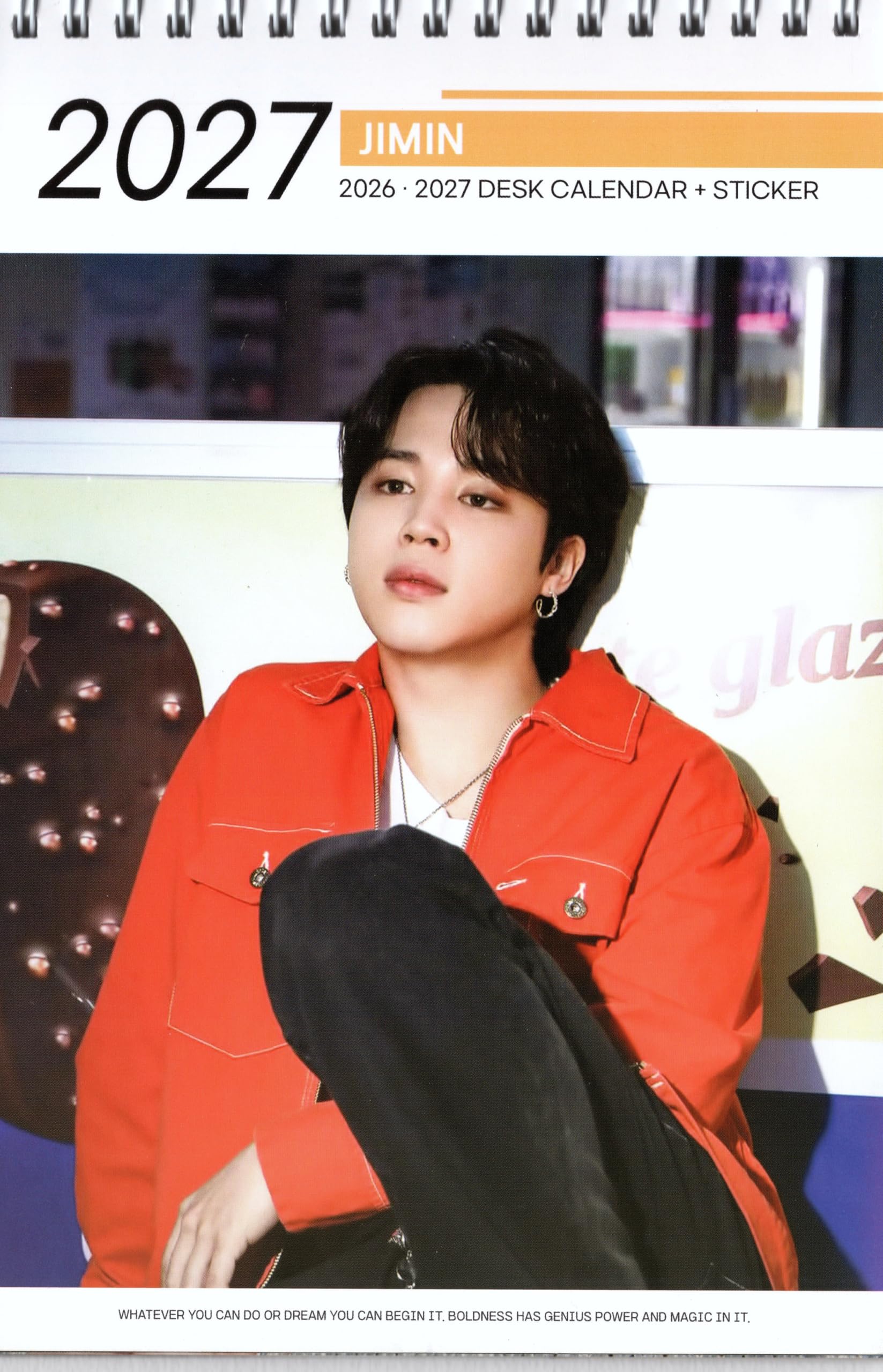 Amazon.co.jp: ジミン 卓上 カレンダー (写真集 カレンダー) 2026~2027