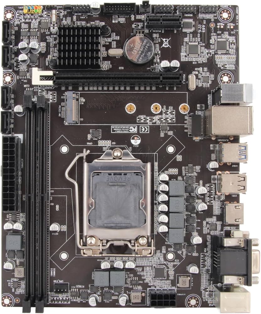 Amazon | LGA 1151 マザーボード、安定した電源を備えたIntel用の第8第