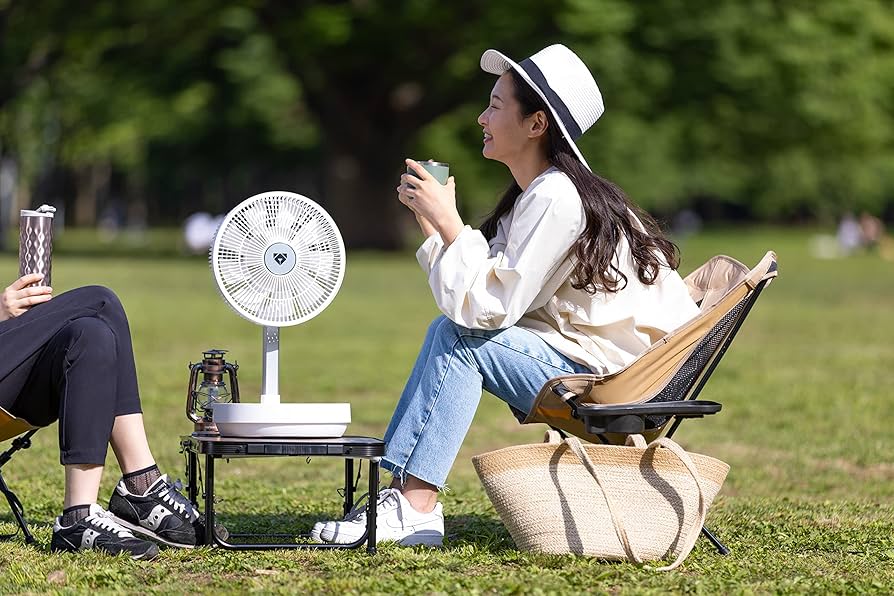 Amazon | Airdog The Fan portable White サーキュレーター扇風機