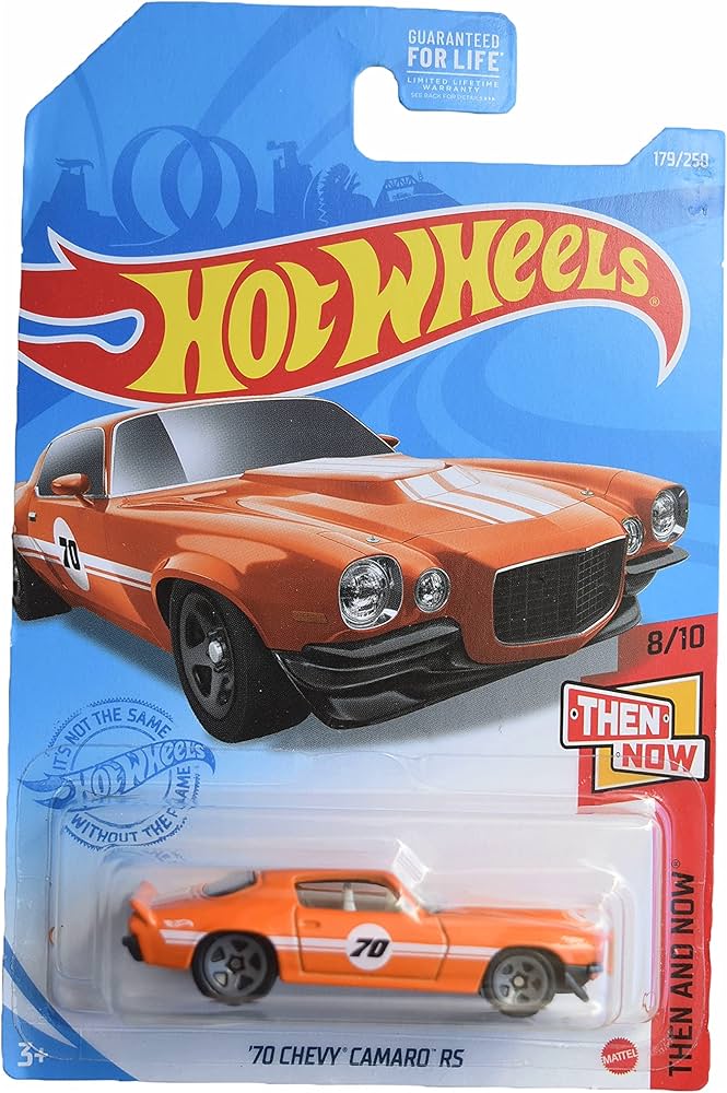 Amazon | Hot Wheels '70 Chevy Camaro RS, [Orange] 179/250 Then and