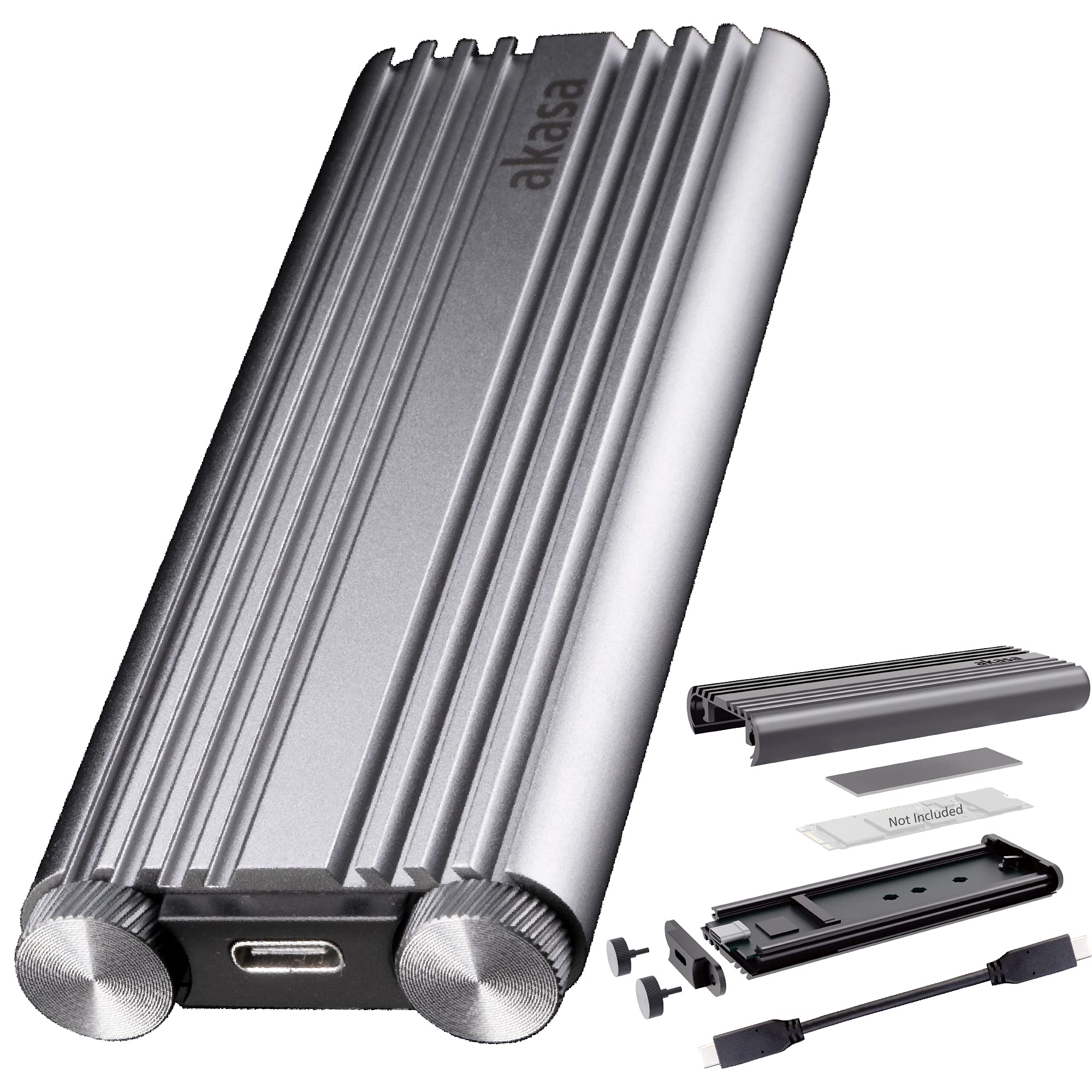 Amazon.com: Akasa M.2 PCIe NVMe SSD to USB 3.2 Gen 2x2 Aluminium