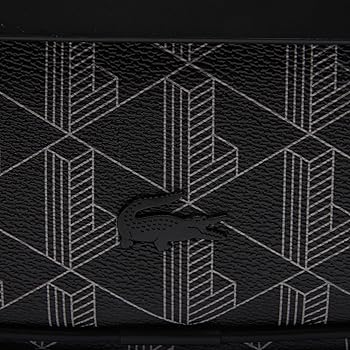 Amazon | Lacoste メンズ The Blend スモール モノグラムキャンバス