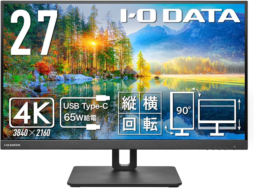 Amazon.co.jp: アイ・オー・データ IODATA モニター 27インチ 4K 60Hz