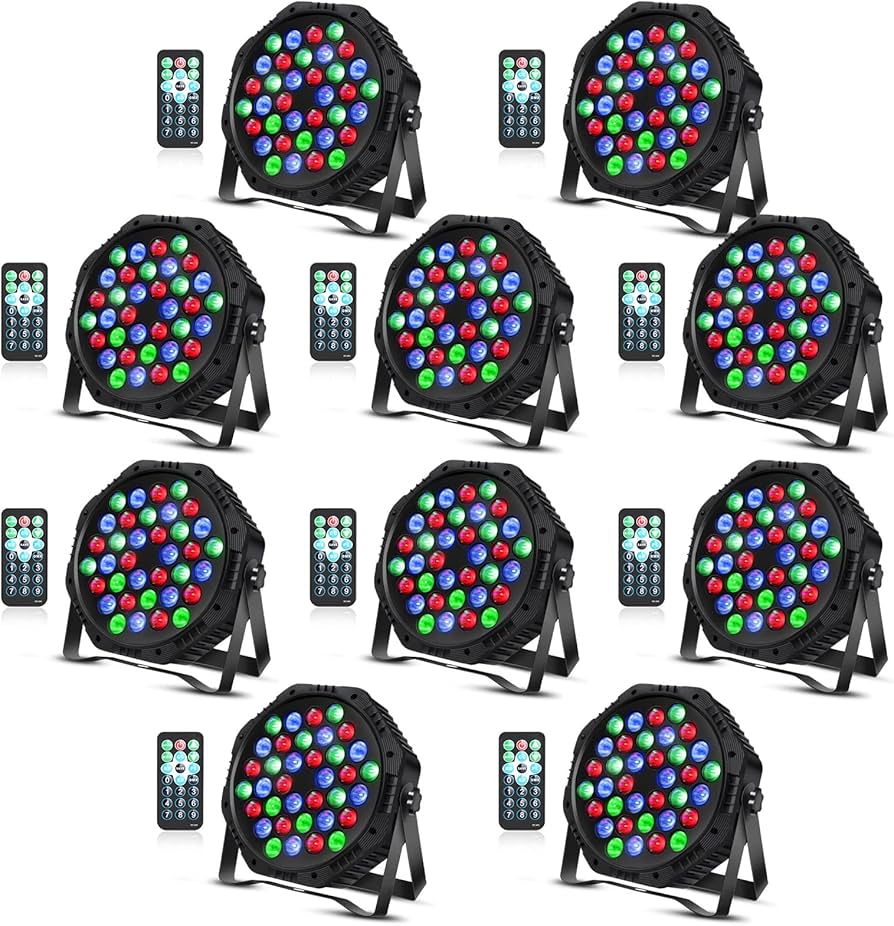 Amazon.com: 36 LED Par Lights, RGB Par Can Light Stage Lights, 10