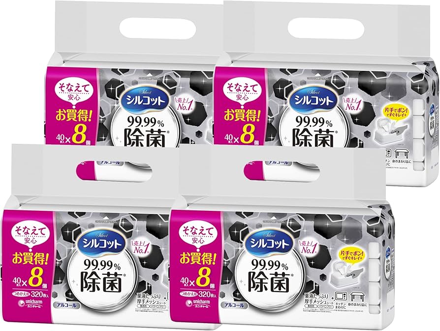 Amazon.co.jp: シルコット 【ケース販売】 ウェットティッシュ 除菌