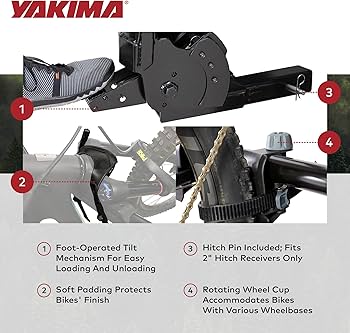 Amazon.co.jp: Yakima (ヤキマ) 4バイク 垂直吊り下げヒッチマウント
