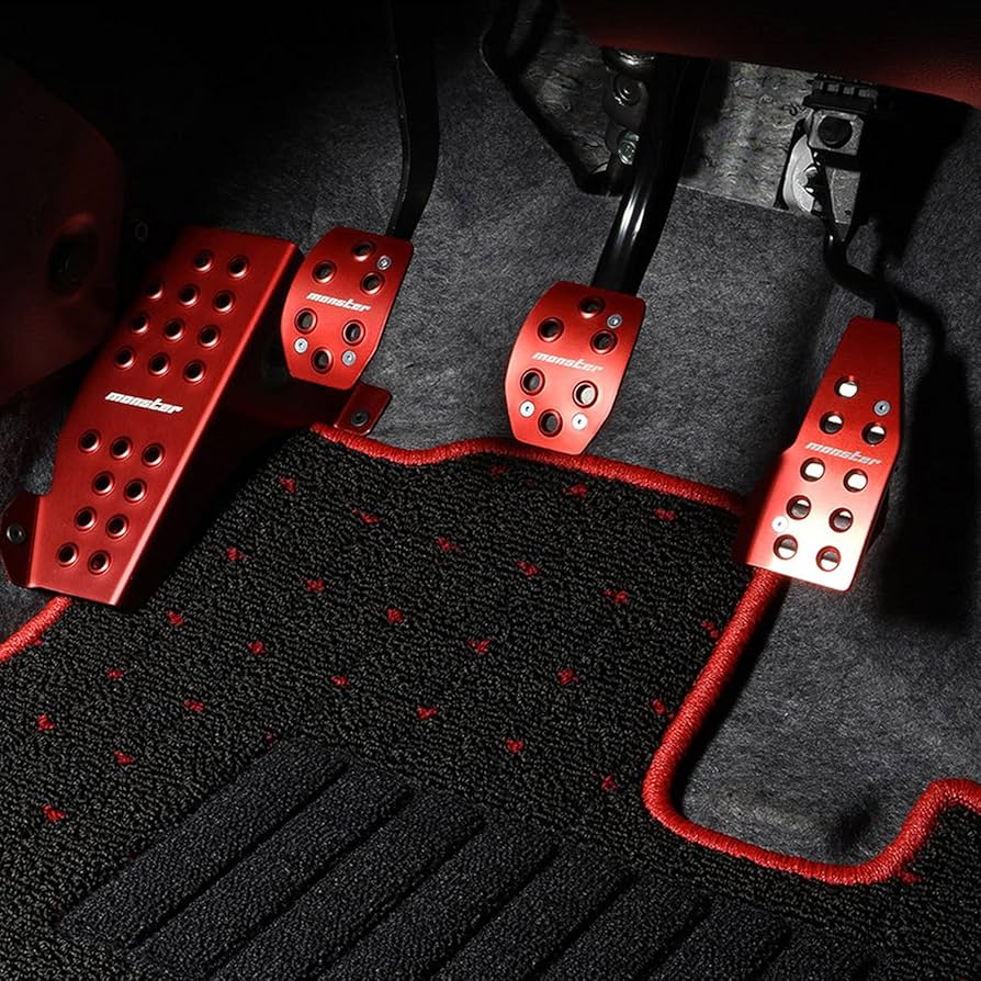 Amazon | MONSTER SPORT スポーツドライビングペダルカバー クリヤ