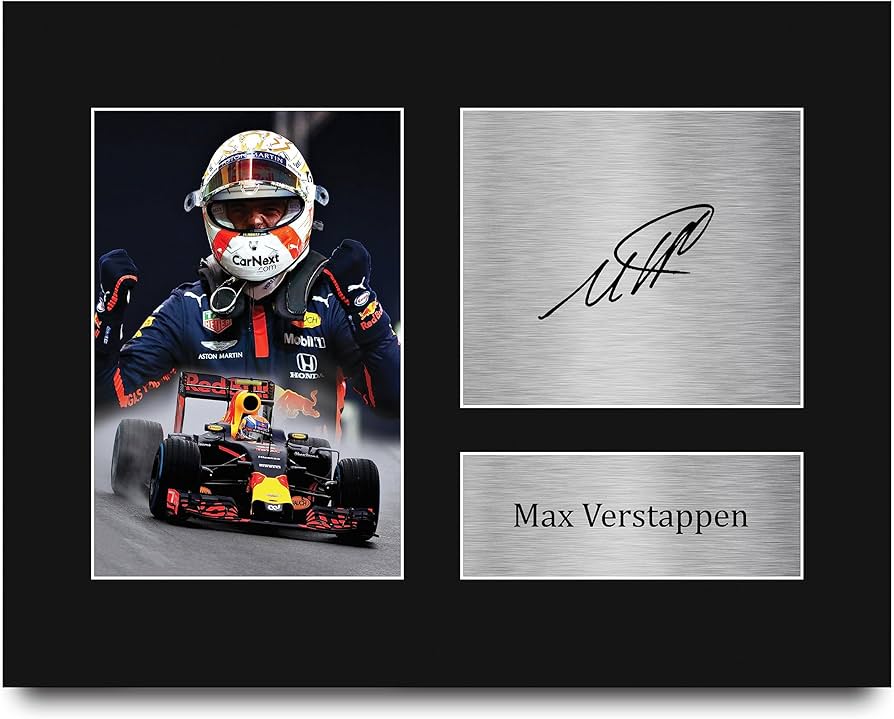 Amazon.com: HWC Trading Max Verstappen Formula 1 Gifts Printed
