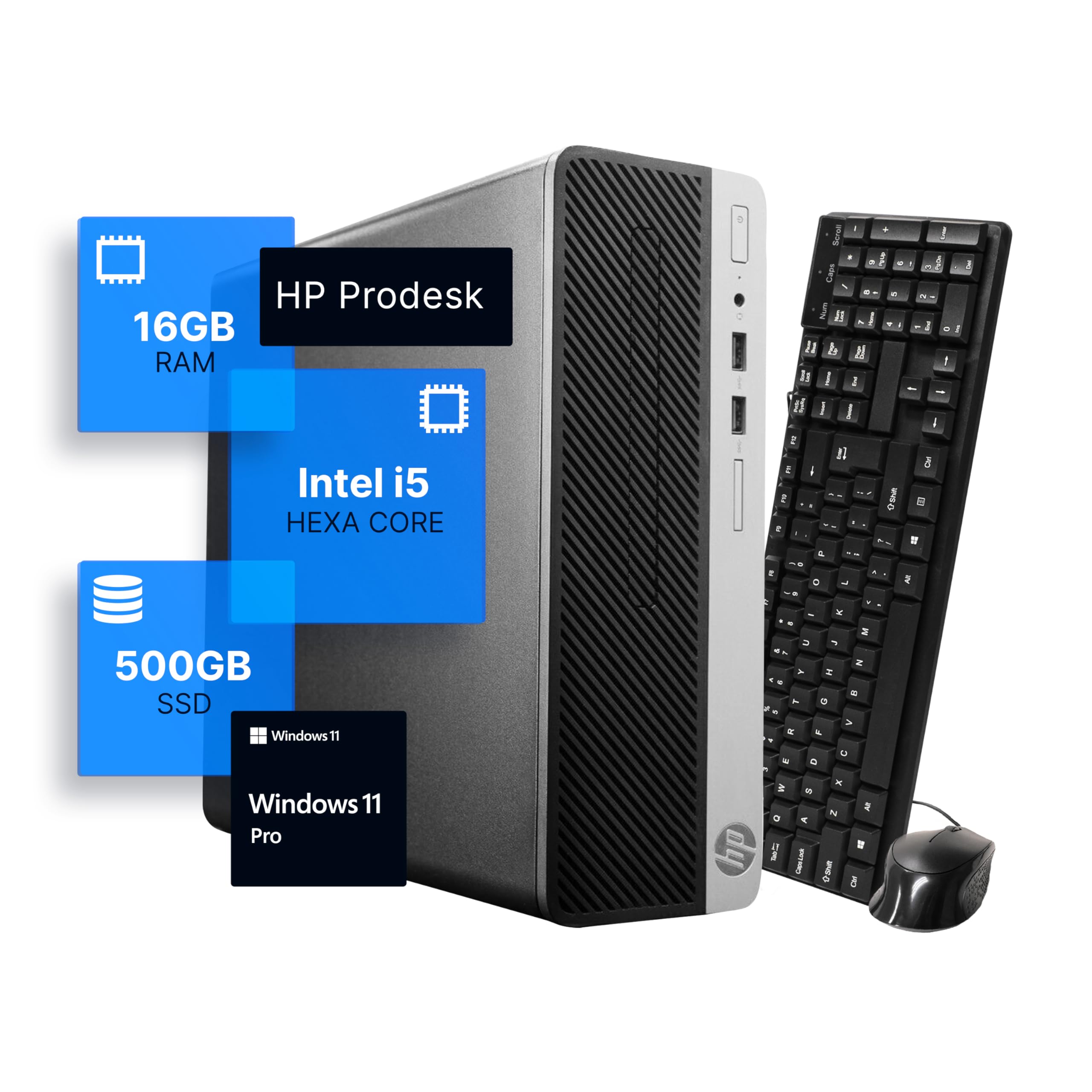 Amazon.com: HP ProDesk i5-8500 8th Gen Desktop Computer (3.2