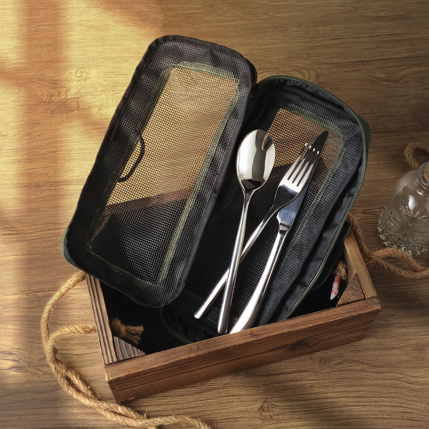 Amazon.co.jp: カトラリーケース キッチンメッシューケース