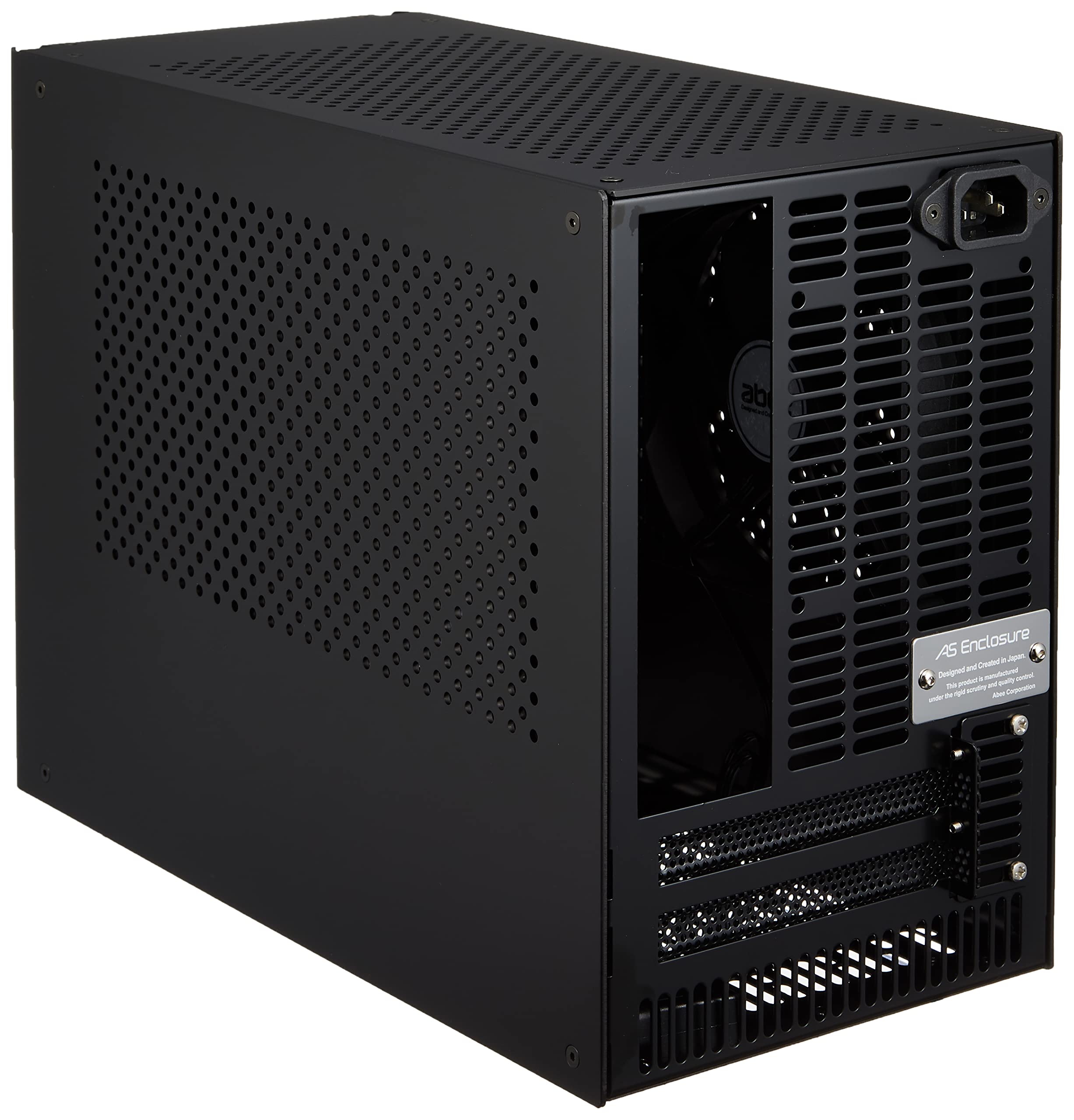 Amazon | アビー AS Enclosure RS01 PCケース ブラックアルマイト ASE