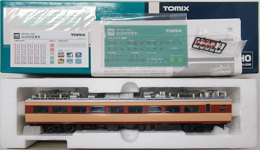 鉄道模型 赤/クリーム HOゲージ モハ484 Amazon | HOゲージ TOMIX HO