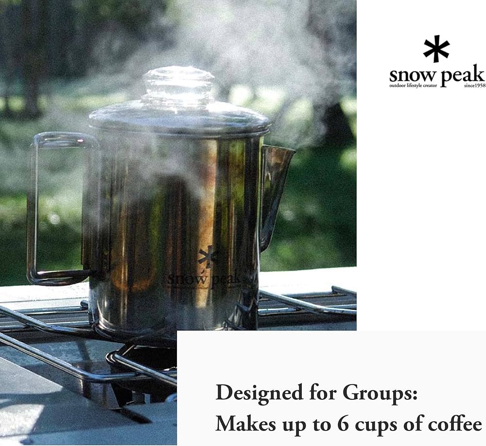Amazon | スノーピーク(snow peak) ステンレス パーコレーター6カップ