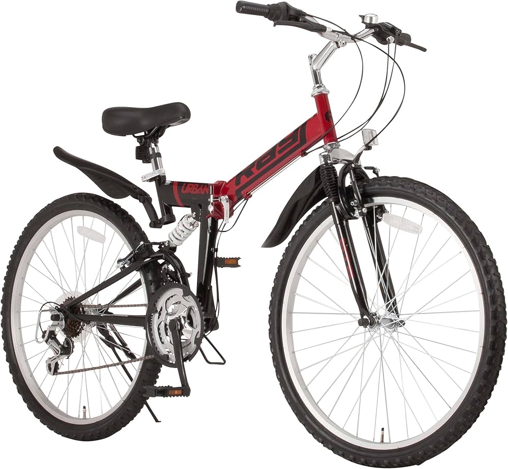 Amazon | Raychell(レイチェル) 26インチ 折りたたみ マウンテンバイク