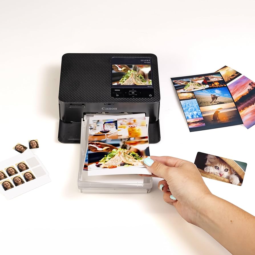 Canon SELPHY CP1500 Compact Photo Printer Black : Amazon.ca