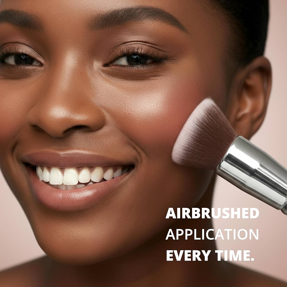 Amazon.com: Lamora Makeup Brush Foundation Kabuki - Flat Top Face