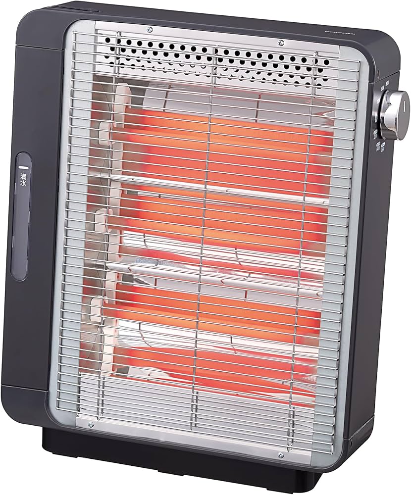 Amazon | コイズミ 電気ストーブ 960/640/320W スチーム機能付き