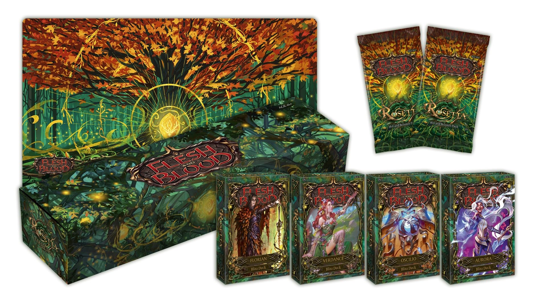 Amazon.com: Flesh and Blood: Rosetta Blitz Deck Collection : Toys