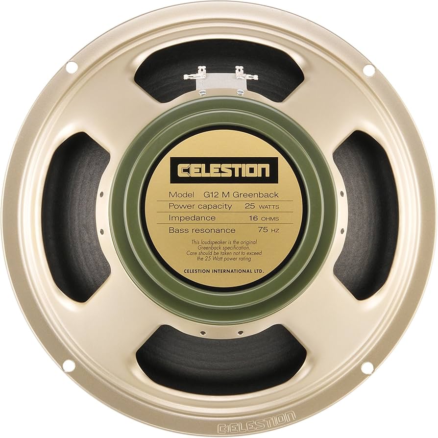 Amazon.co.jp: Celestion G12M グリーンバックギタースピーカー、16
