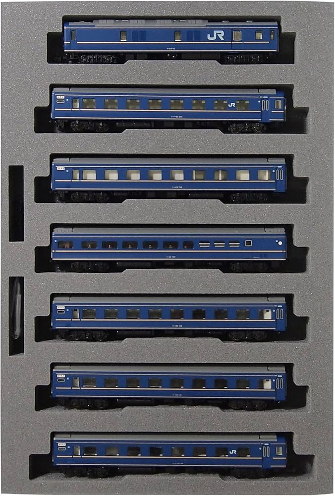 Amazon | KATO Nゲージ 24系 寝台特急 あさかぜ 金帯 基本 7両セット