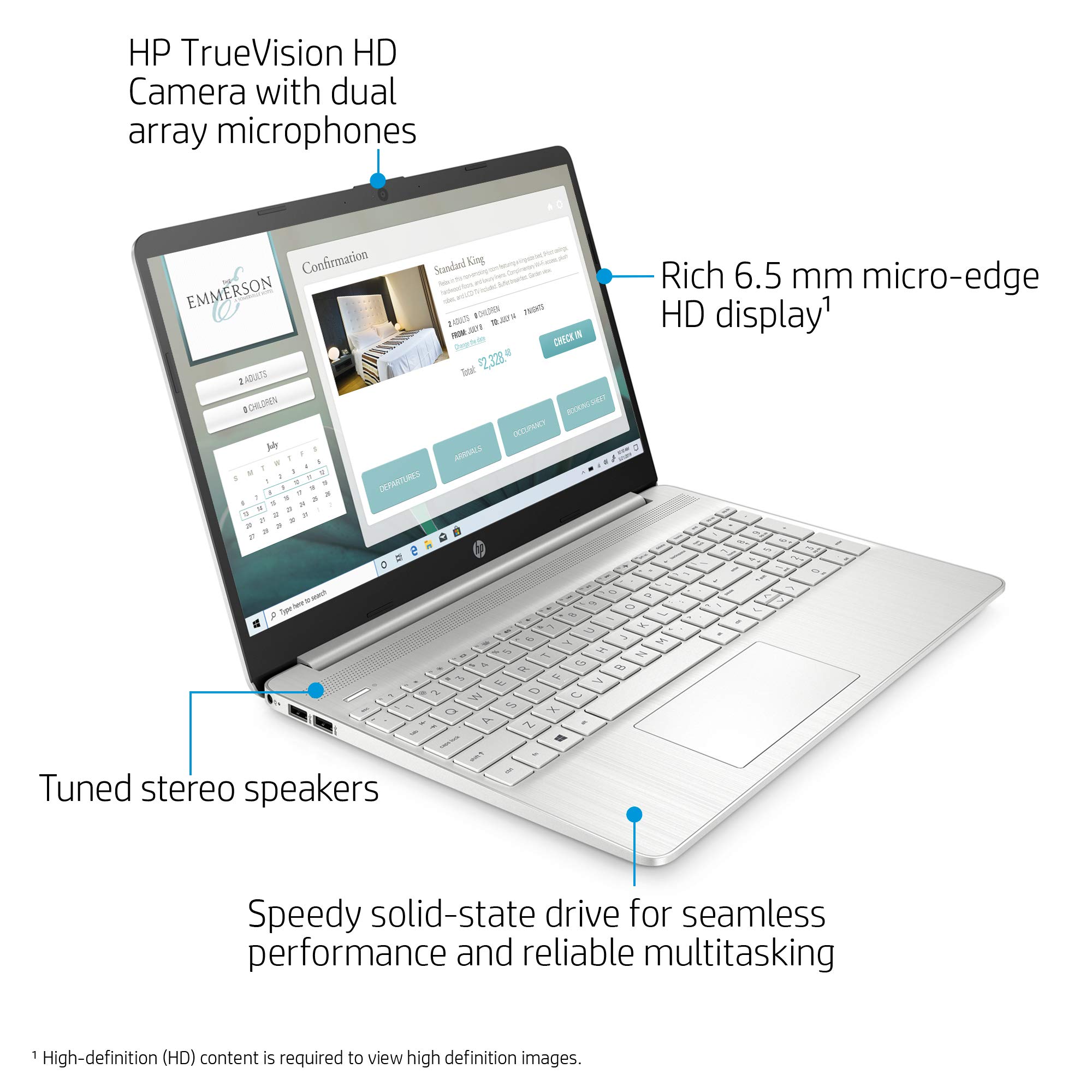 Amazon.co.jp: HP 15インチ HDノートパソコン 8GB RAM 256GB SSD